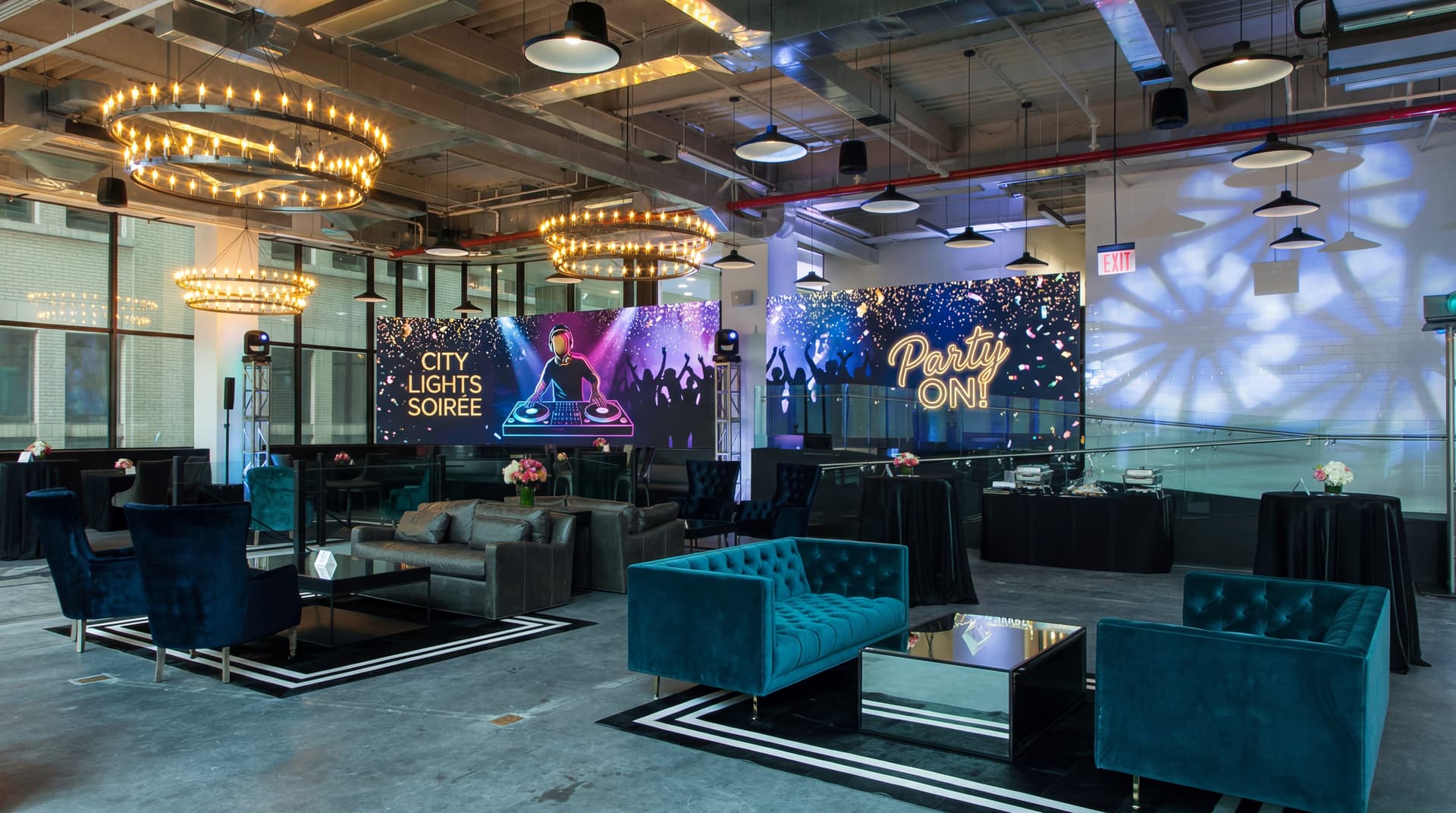 Film and tv shoots at FiDi Mezzanine Manhattan event venue