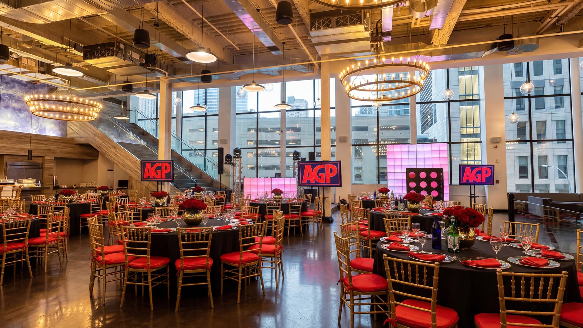 FiDi Mezzanine lobby event space 55 Broadway